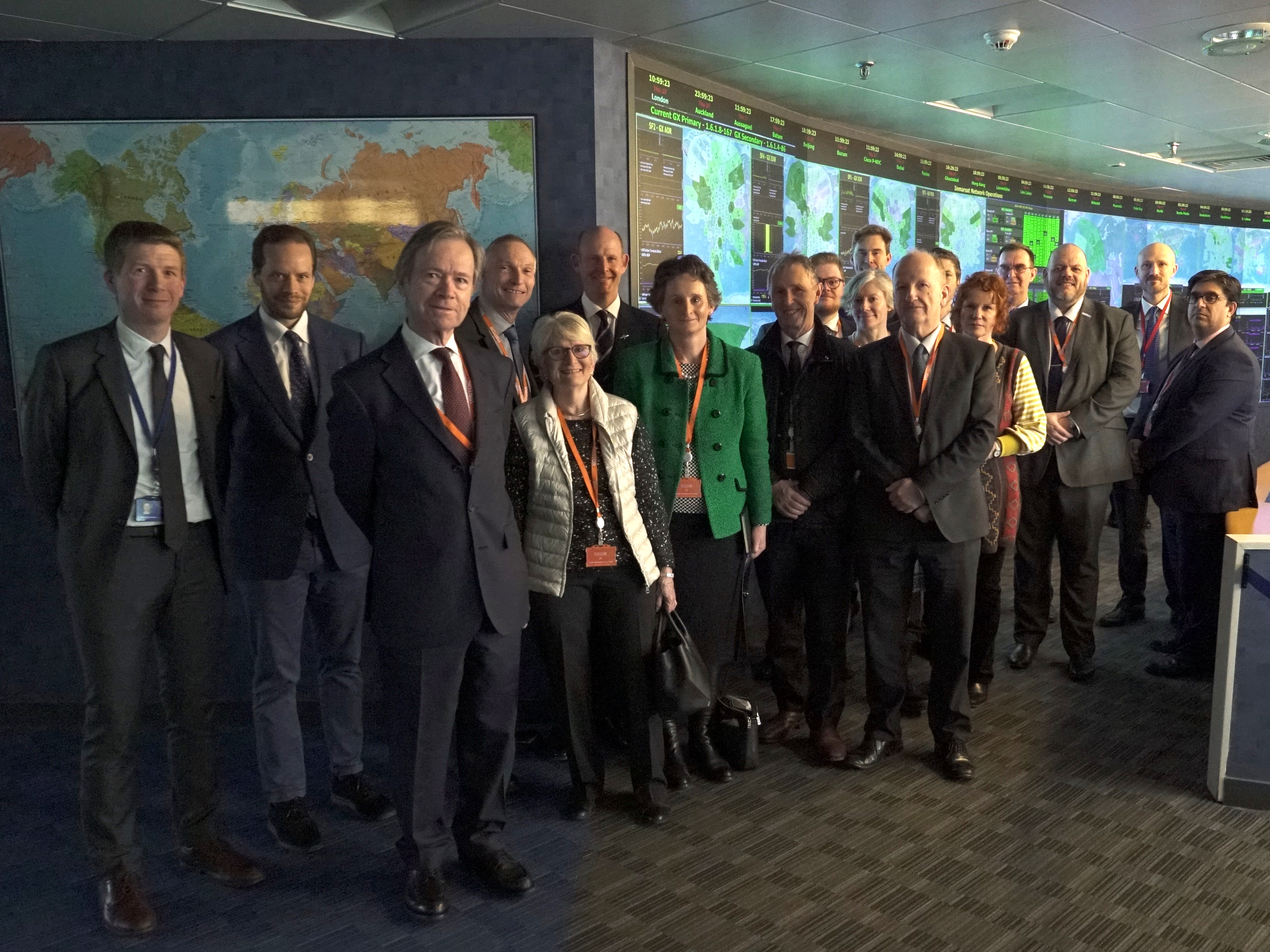 Above and beyond: visit to Inmarsat on UK’s role in space